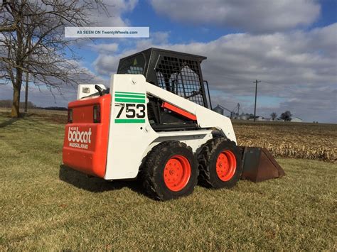 2000 bobcat 753 skid steer loader|bobcat 753 skid steer review.